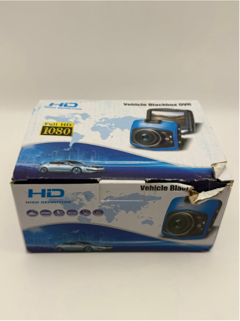 Vehicle Blackbox DVR Full HD 1080P Dash Cam Car Camera w/ Mount & Charger